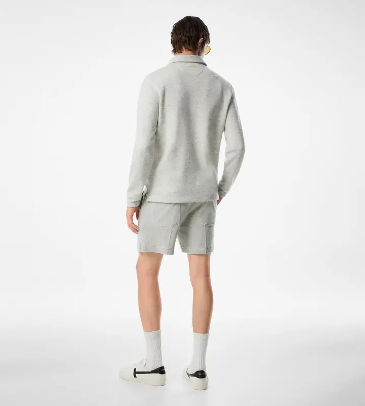 TOWELLING SHORTS LIGHT GREY online
